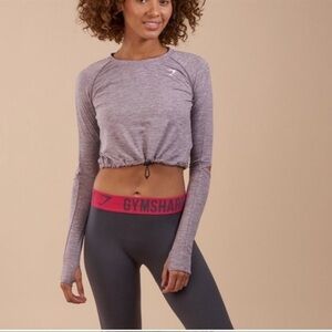 Gymshark crop long sleeve top